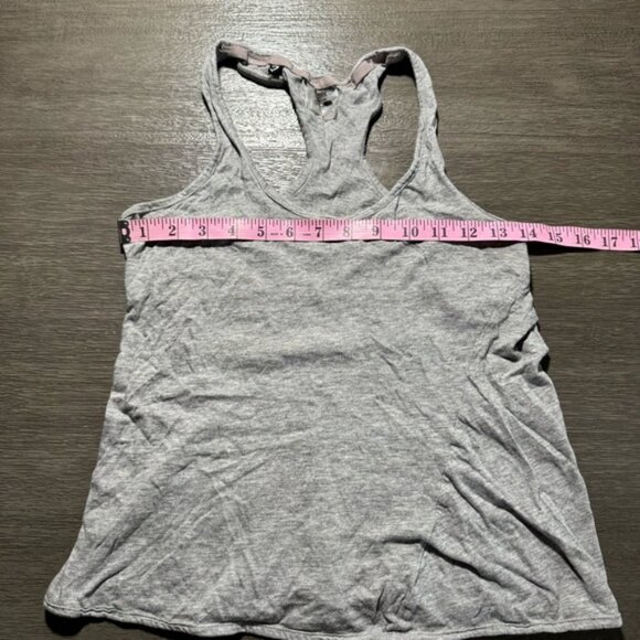 Gymshark Grey Racerback Tank Top S - Picture 7 of 8